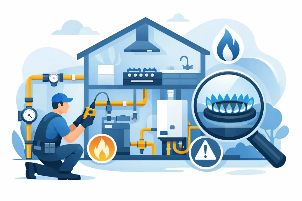 Controlepunten gasinstallatie in uw woning